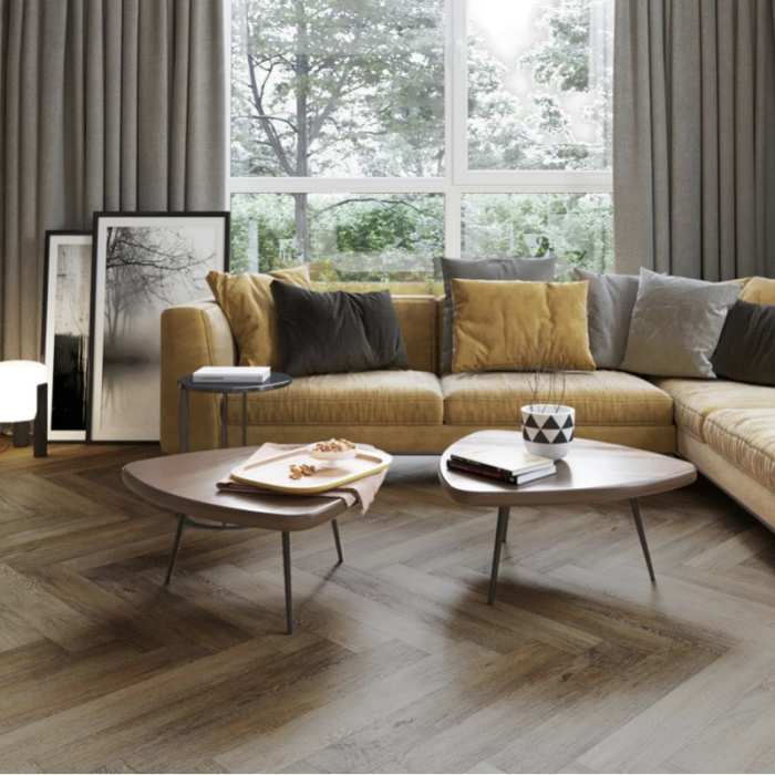 Кварцвиниловая плитка Vinilam Parquet Herringbone Glue Паркет Тусон GD11377 №4