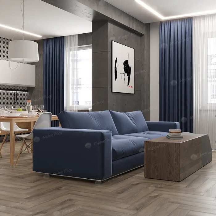 Кварцвиниловая плитка SPC Alpine Floor Parquet Light ECO 13-15 Дуб Исида