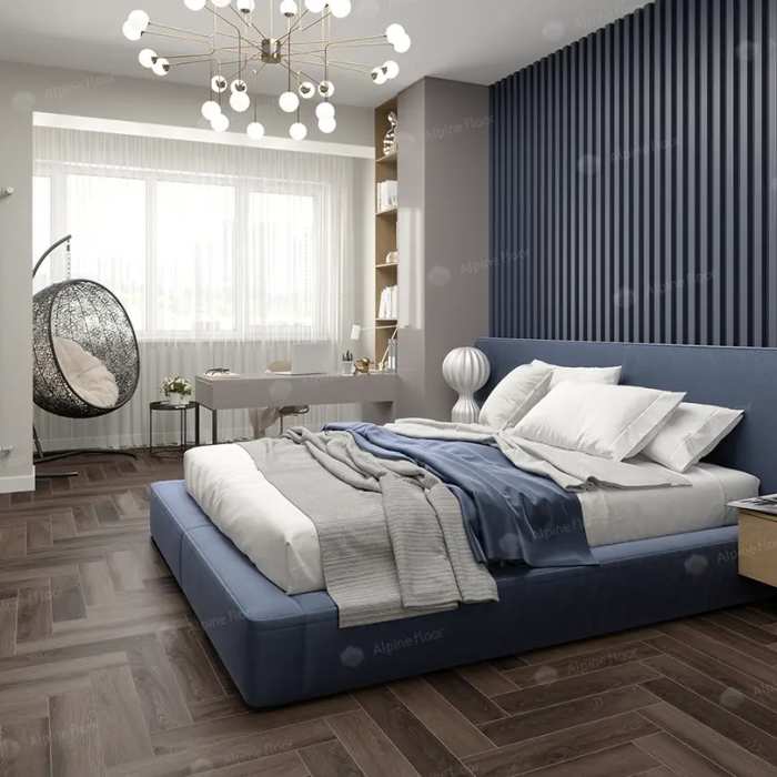 Кварцвиниловая плитка SPC Alpine Floor Parquet Light ECO 13-16 Дуб Фафнир