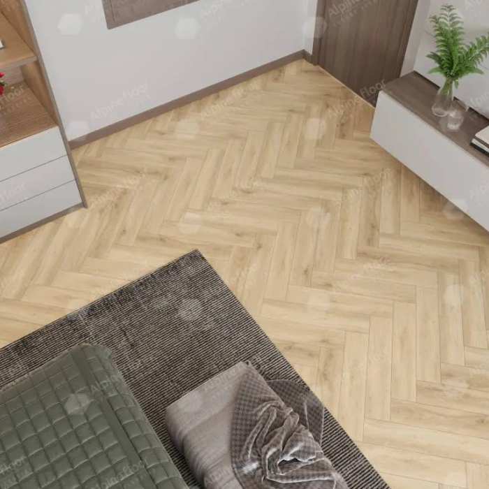 Кварцвиниловая плитка SPC Alpine Floor Parquet Light ECO 13-24 Дуб Ригель