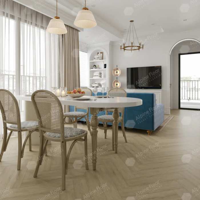Кварцвиниловая плитка SPC Alpine Floor Parquet Light ECO 13-25 Дуб Денеб №2