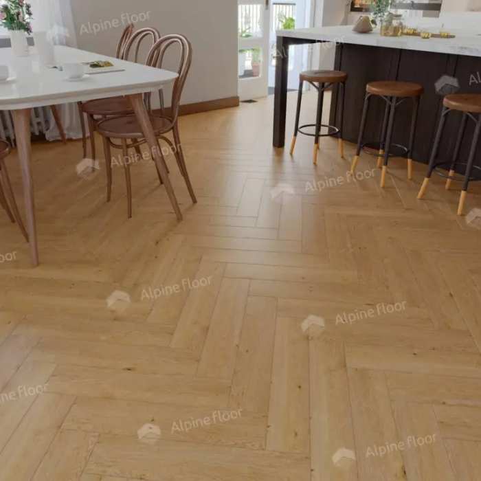 Кварцвиниловая плитка SPC Alpine Floor Parquet Light ECO 13-27 Дуб Хатиса