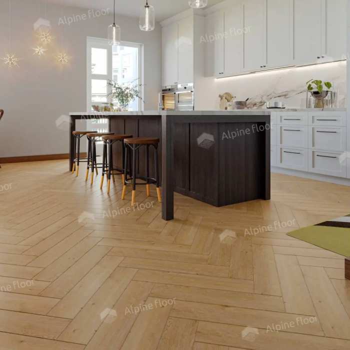 Кварцвиниловая плитка SPC Alpine Floor Parquet Light ECO 13-27 Дуб Хатиса №4