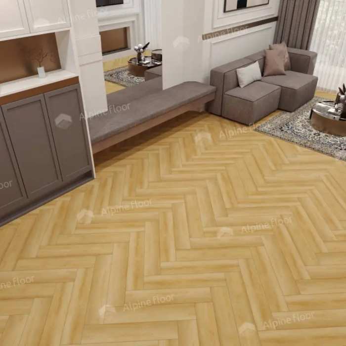 Кварцвиниловая плитка SPC Alpine Floor Parquet Light ECO 13-29 Дуб Батейн