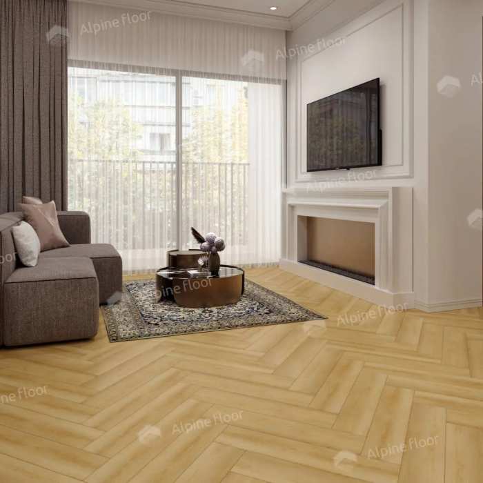 Кварцвиниловая плитка SPC Alpine Floor Parquet Light ECO 13-29 Дуб Батейн №3
