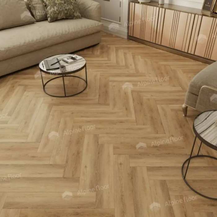 Кварцвиниловая плитка SPC Alpine Floor Parquet Light ECO 13-30 Дуб Буна
