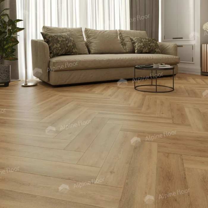 Кварцвиниловая плитка SPC Alpine Floor Parquet Light ECO 13-30 Дуб Буна №4