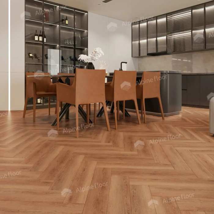 Кварцвиниловая плитка SPC Alpine Floor Parquet Light ECO 13-31 Дуб Капелла №3
