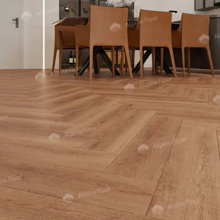 Кварцвиниловая плитка SPC Alpine Floor Parquet Light ECO 13-31 Дуб Капелла №4