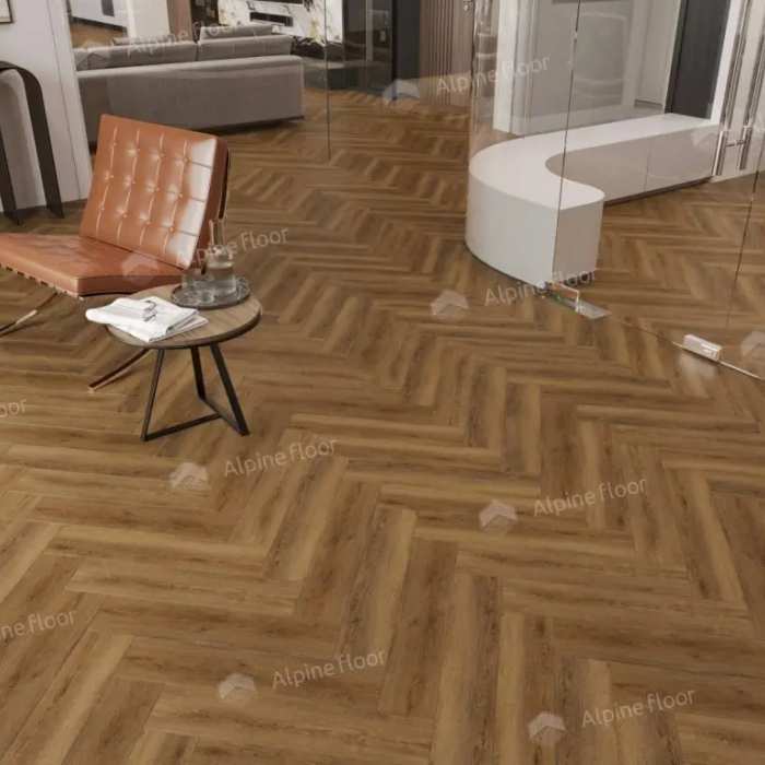 Кварцвиниловая плитка SPC Alpine Floor Parquet Light ECO 13-33 Дуб Далим