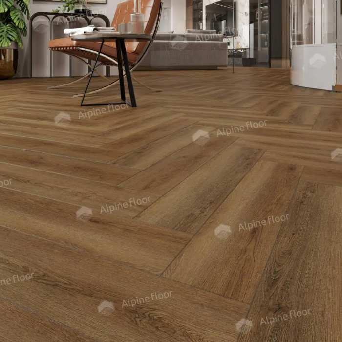 Кварцвиниловая плитка SPC Alpine Floor Parquet Light ECO 13-33 Дуб Далим №4