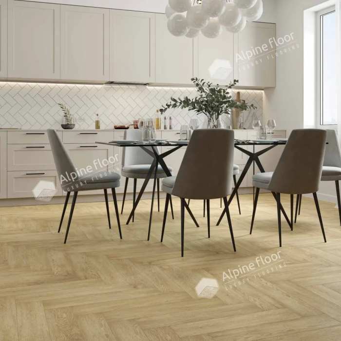 Кварцвиниловая плитка SPC Alpine Floor Parquet Light ECO 13-3 Дуб Ваниль Селект