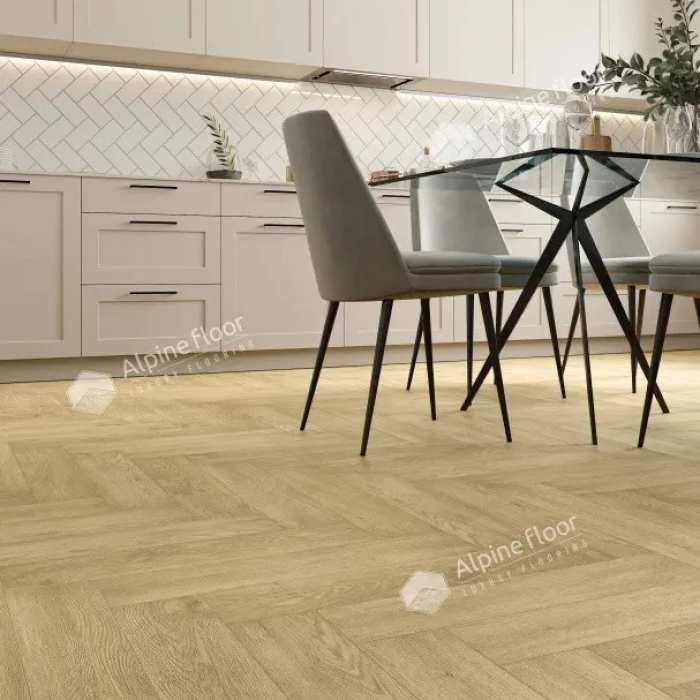 Кварцвиниловая плитка SPC Alpine Floor Parquet Light ECO 13-3 Дуб Ваниль Селект №5