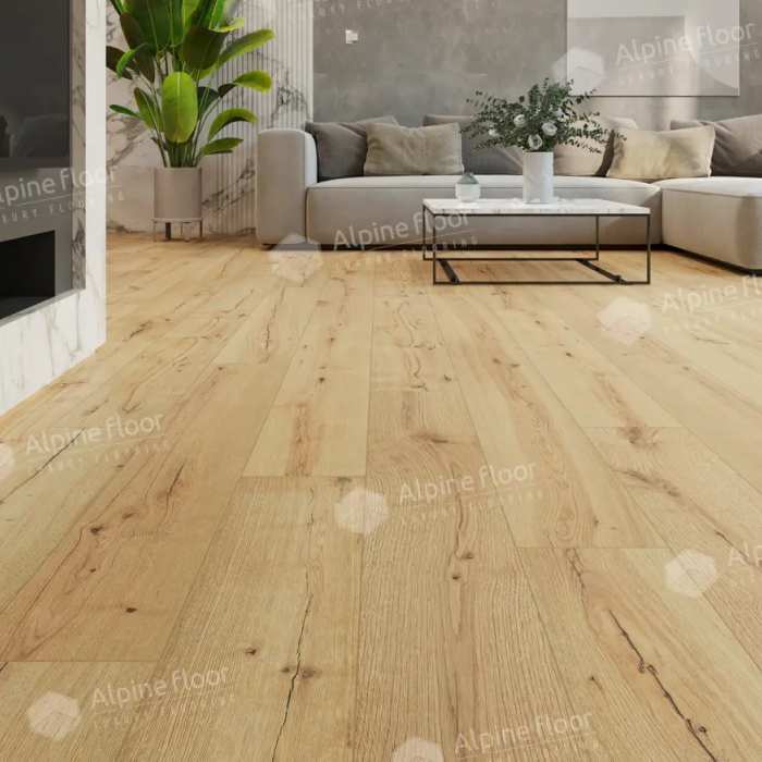 Каменно-полимерная плитка SPC Alpine Floor Pro Nature 61874 Flushing Bay