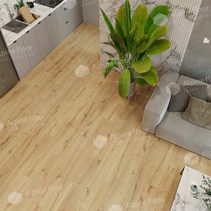 Каменно-полимерная плитка SPC Alpine Floor Pro Nature 61874 Flushing Bay №3