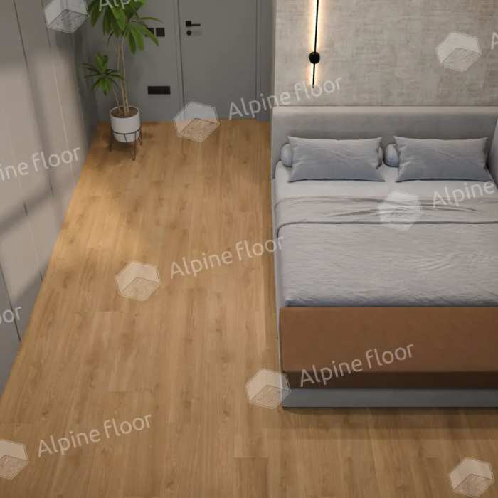 Каменно-полимерная плитка SPC Alpine Floor Pro Nature 64637 Oak Sajo №2
