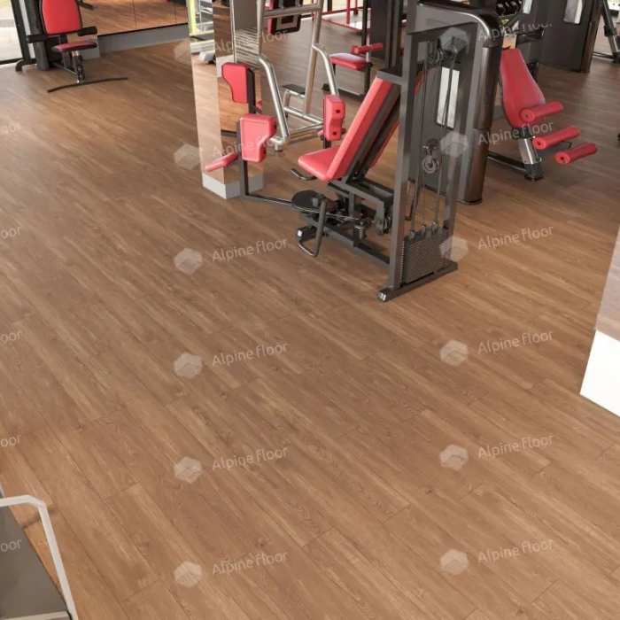 Кварцвиниловая плитка SPC Alpine Floor Sequoia ECO 6-12 Секвойя Темная