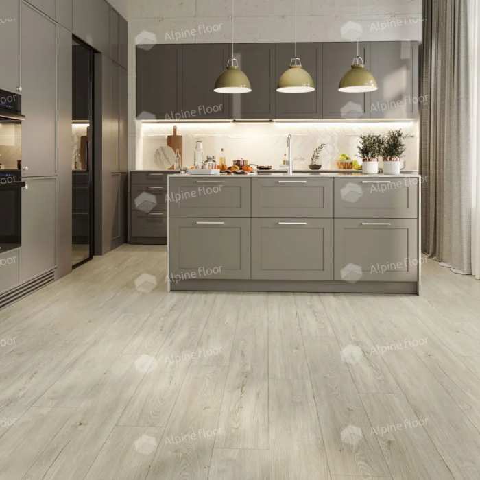Кварцвиниловая плитка SPC Alpine Floor Sequoia ECO 6-8 Секвойя снежная №4
