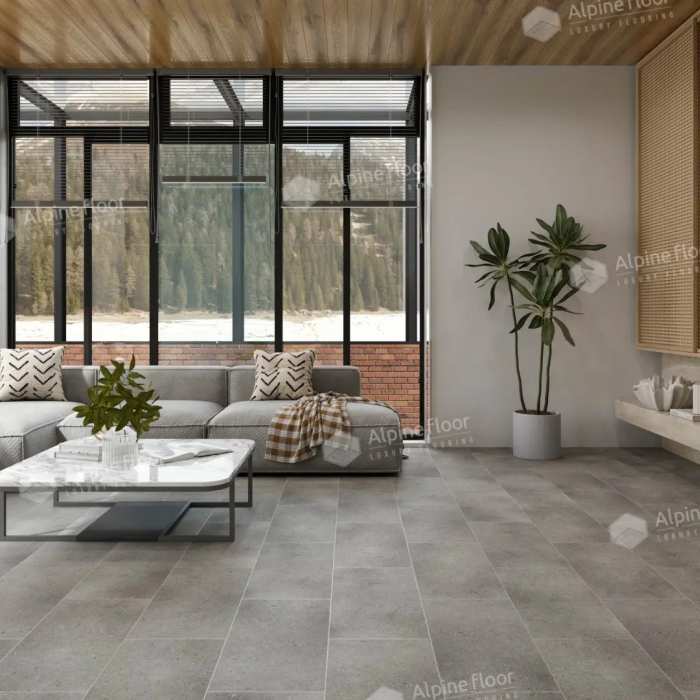 Каменно-полимерная плитка SPC Alpine Floor Stone Mineral Core ECO 4-23 Майдес №2