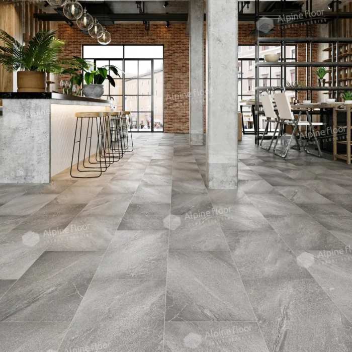 Каменно-полимерная плитка SPC Alpine Floor Stone Mineral Core ECO 4-4 Авенгтон №2