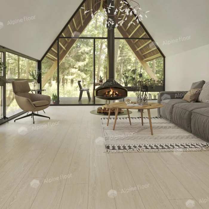 Кварцвиниловая плитка ПВХ Alpine Floor Ultra ECO 5-14 Дуб снежный №4