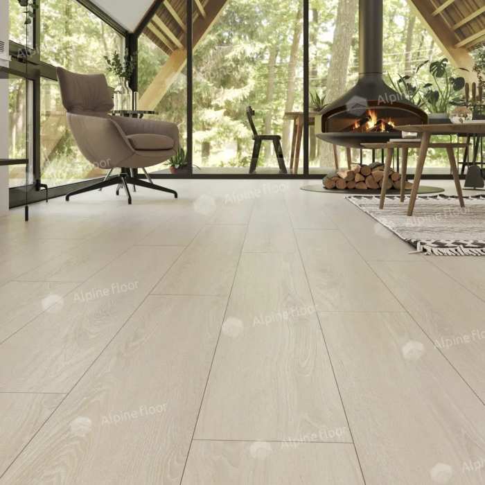 Кварцвиниловая плитка ПВХ Alpine Floor Ultra ECO 5-14 Дуб снежный №2