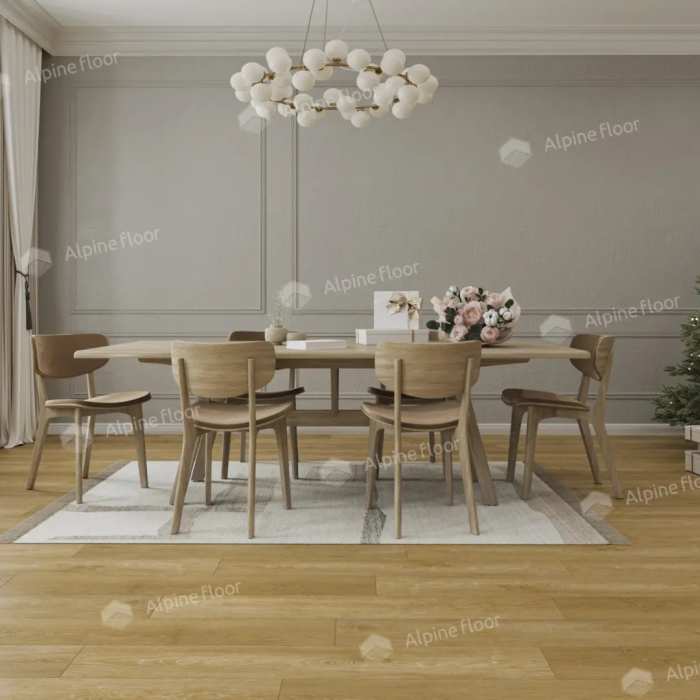 Кварцвиниловая плитка ПВХ Alpine Floor Ultra ECO 5-35 Дуб Итальянский №3