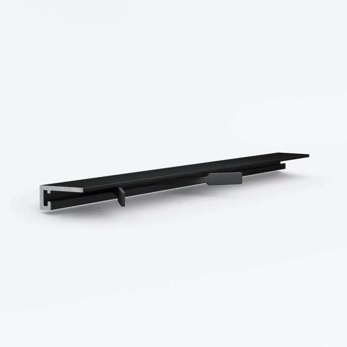 Микроплинтус Laconistiq Micro 11 Mini Черный анодированный