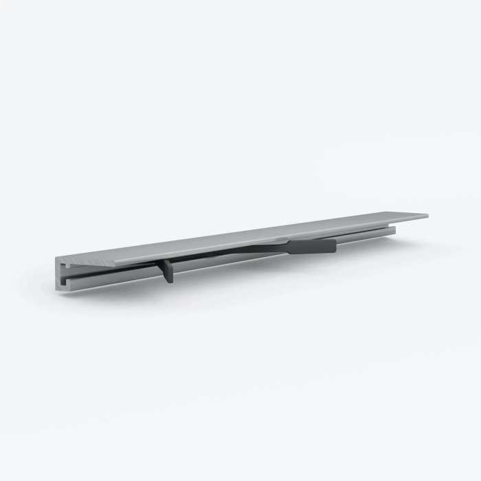 Микроплинтус Laconistiq Micro 11 Mini Серебряный анодированный