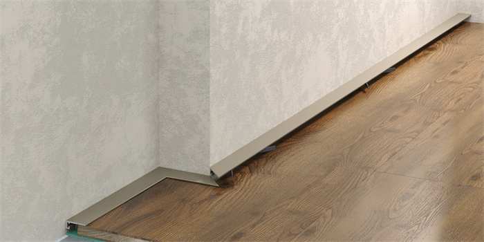 Микроплинтус Laconistiq Micro 15 Classic Светлый Шампань анодированный №2