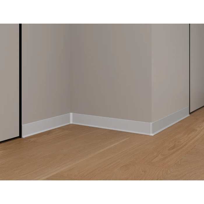 Плинтус Laconistiq Adhesive RAL 9016 Белый Матовый Порошковый 60 мм №3