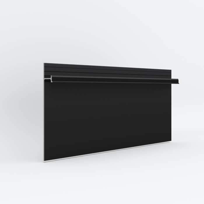 Скрытый плинтус Laconistiq Strong Черный анодированный