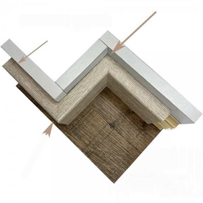 Плинтус Alpine Floor Rico Concept 80 Бамбук золотистый 80013 №4