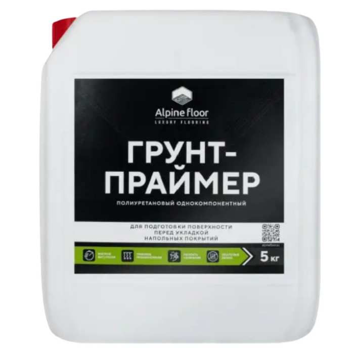 Полиуретановый однокомпонентный грунт-праймер Alpine Floor 5 кг