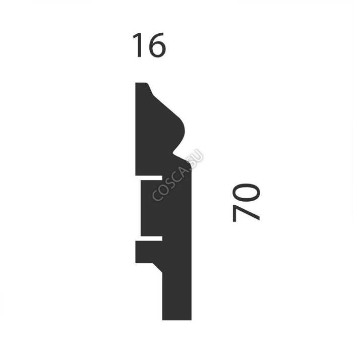 Плинтус Сosca AP05 70x16x2400 мм №2