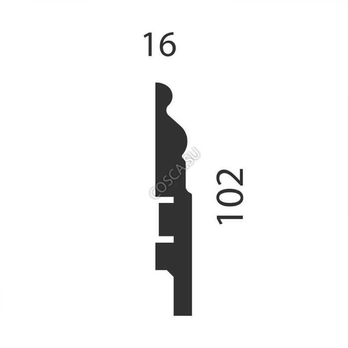 Плинтус Сosca AP18 102x16x2400 мм №2