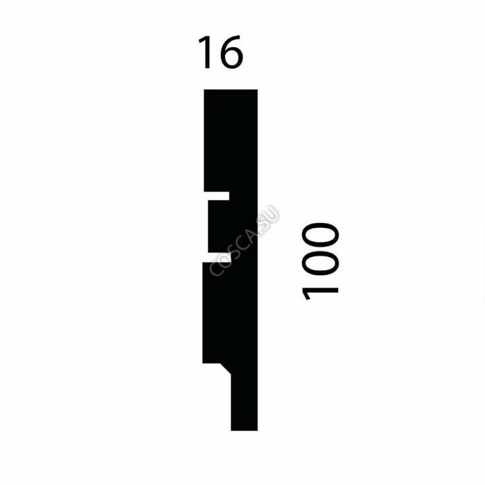 Плинтус Сosca AP75 100x16x2400 мм №2