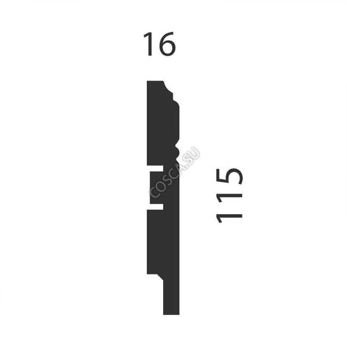 Плинтус Сosca AP17 115x16x2400 мм №2