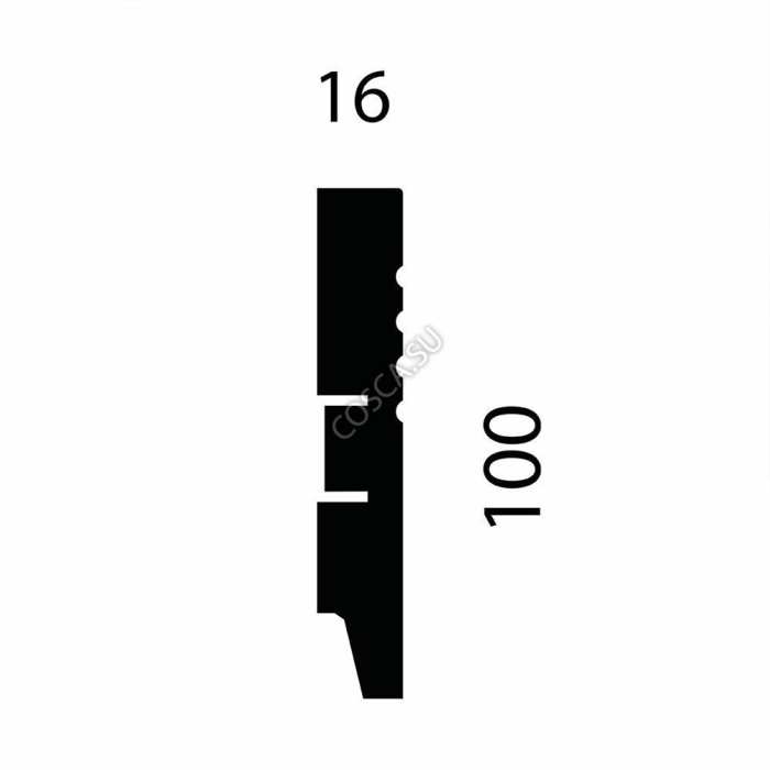 Плинтус Сosca AP08 100x16x2400 мм №2
