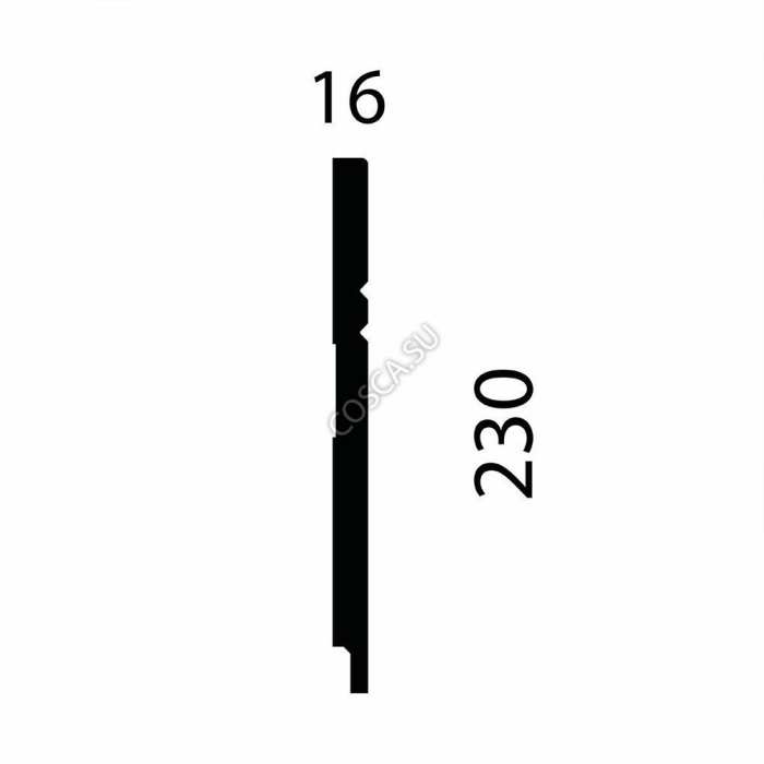 Плинтус Сosca AP27 230x16x2400 мм №2