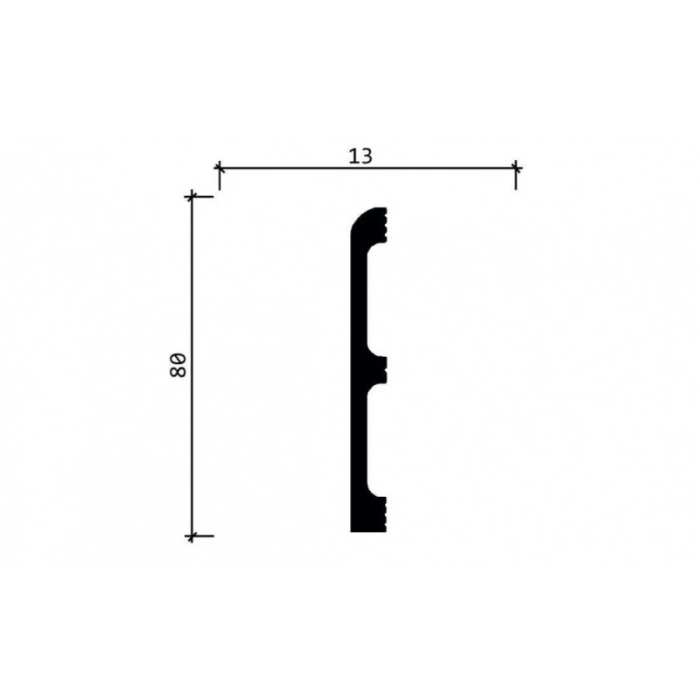 Плинтус Decor Dizayn DD706F Гибкий №3