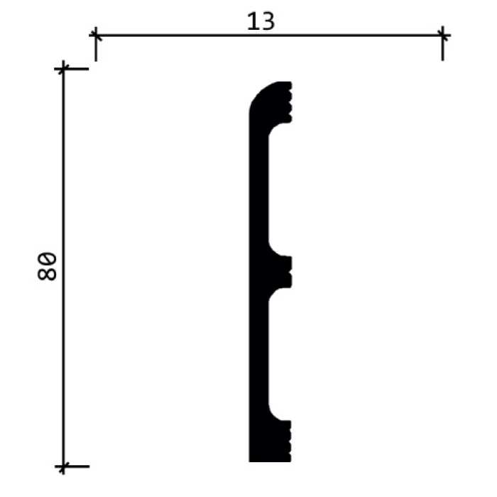 Плинтус Decor Dizayn 706-75 №2