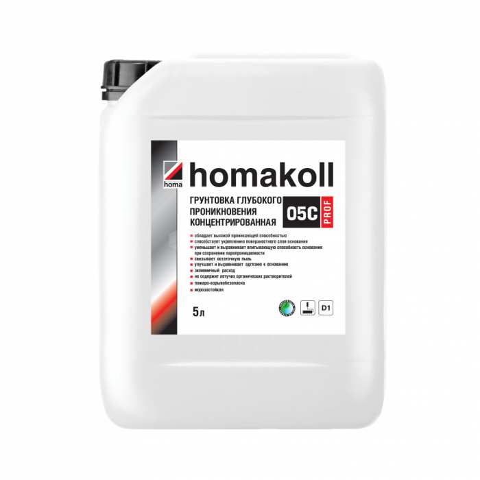 Грунтовка Homakoll 05 C Prof 5 л