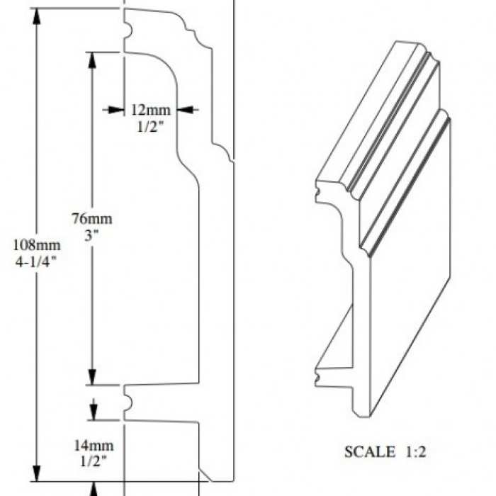 Плинтус Orac Decor Select SX155 №2