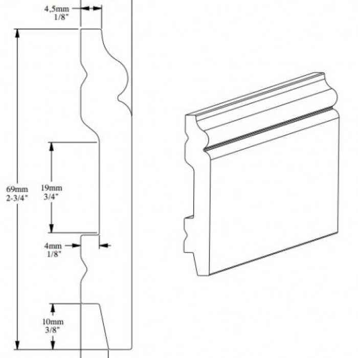 Плинтус Orac Decor Select SX165 №2