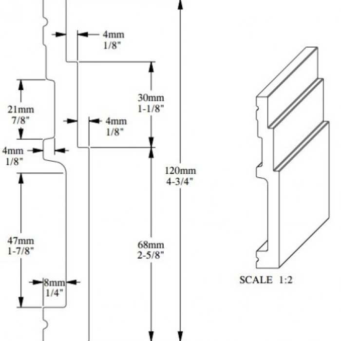 Плинтус Orac Decor Select SX180F №2