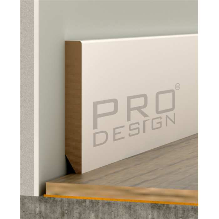 Теневой плинтус Pro Design Classic 2R матовая эмаль 12х90 мм