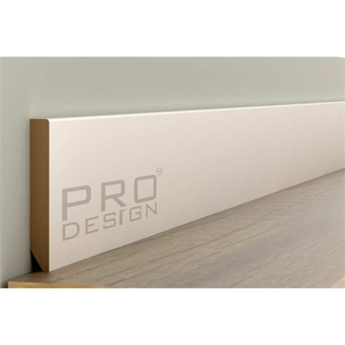 Теневой плинтус Pro Design Classic 2R грунт под покраску 12х90 мм №3