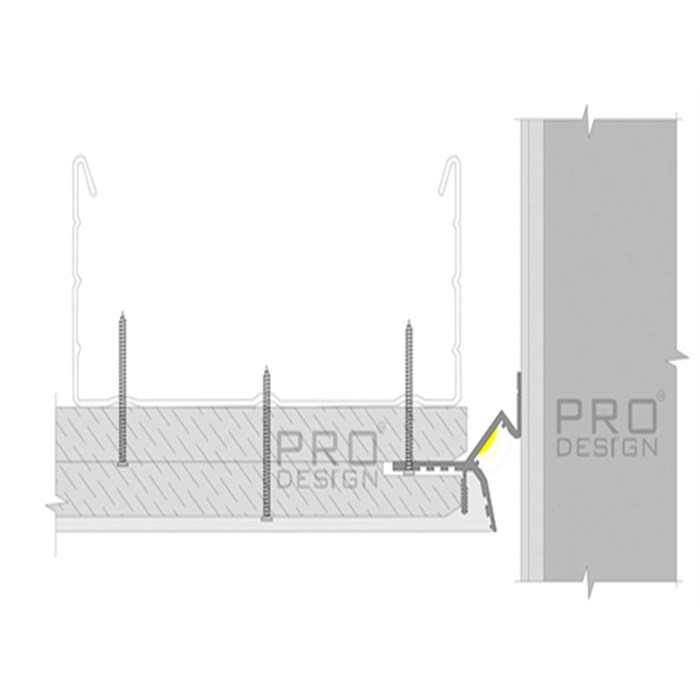 Потолочный профиль Pro Design Gipps 594 Черный №6