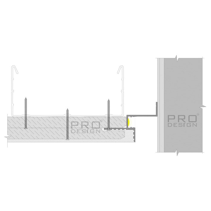 Потолочный профиль Pro Design Gipps 602 Белый №6